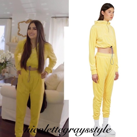 danielle guizio sweatsuit